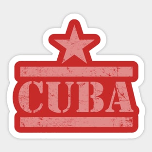 CUBA Sticker